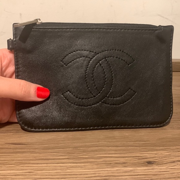 CHANEL Handbags - Chanel CC Pouch (small)